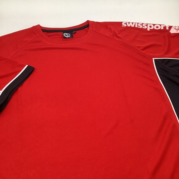 Swissport Uniforms Mens T Shirt Red Size XXL NWT - Picture 3 of 5